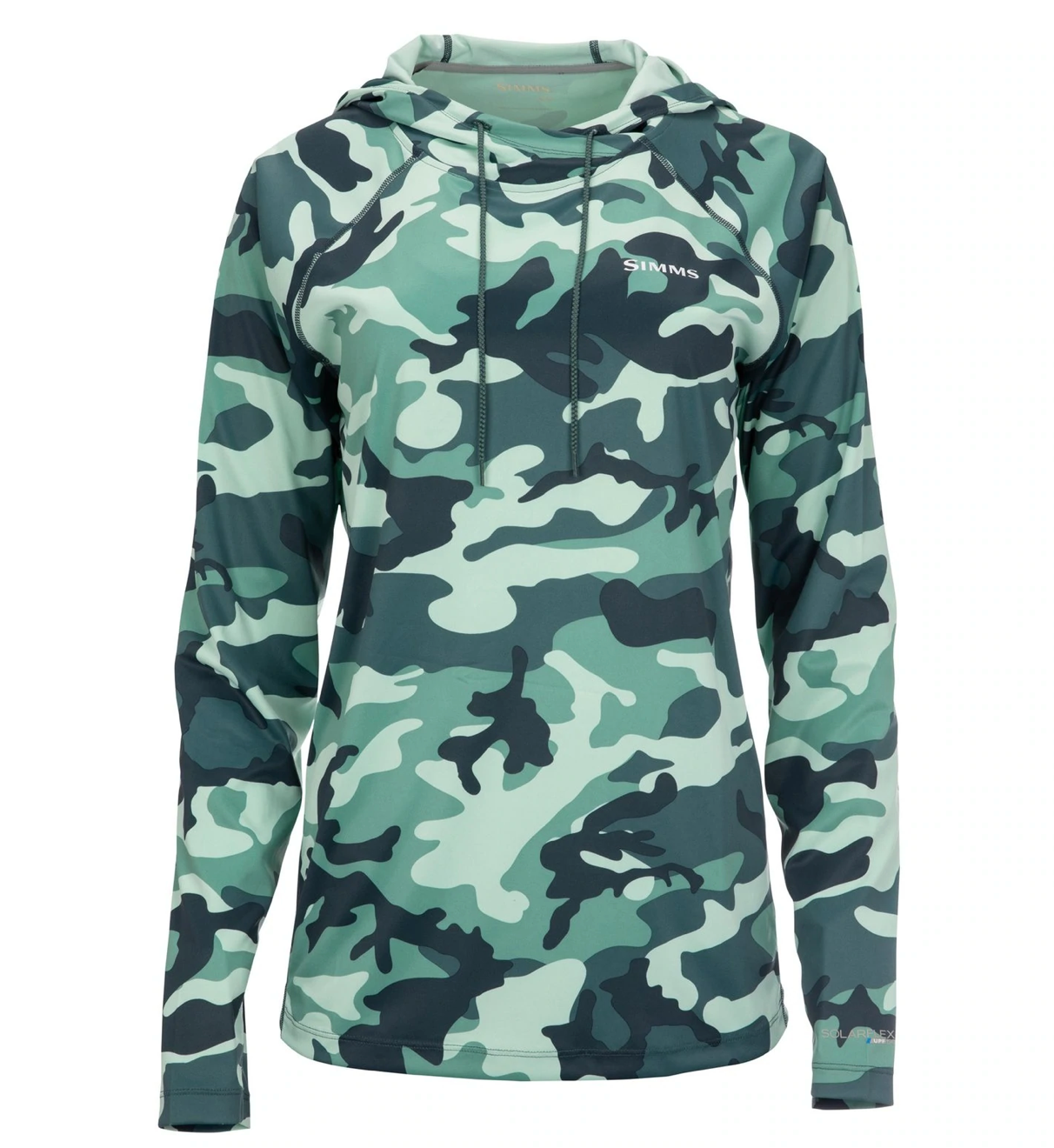 Simms Womens Solarflex Hoody Woodland Camo Avalon -  - Mansfield Hunting & Fishing - Products to prepare for Corona Virus
