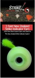 NZ Strike Indicator Wool Yarn Spool - FLUORESCENT GREEN - Mansfield Hunting & Fishing - Products to prepare for Corona Virus