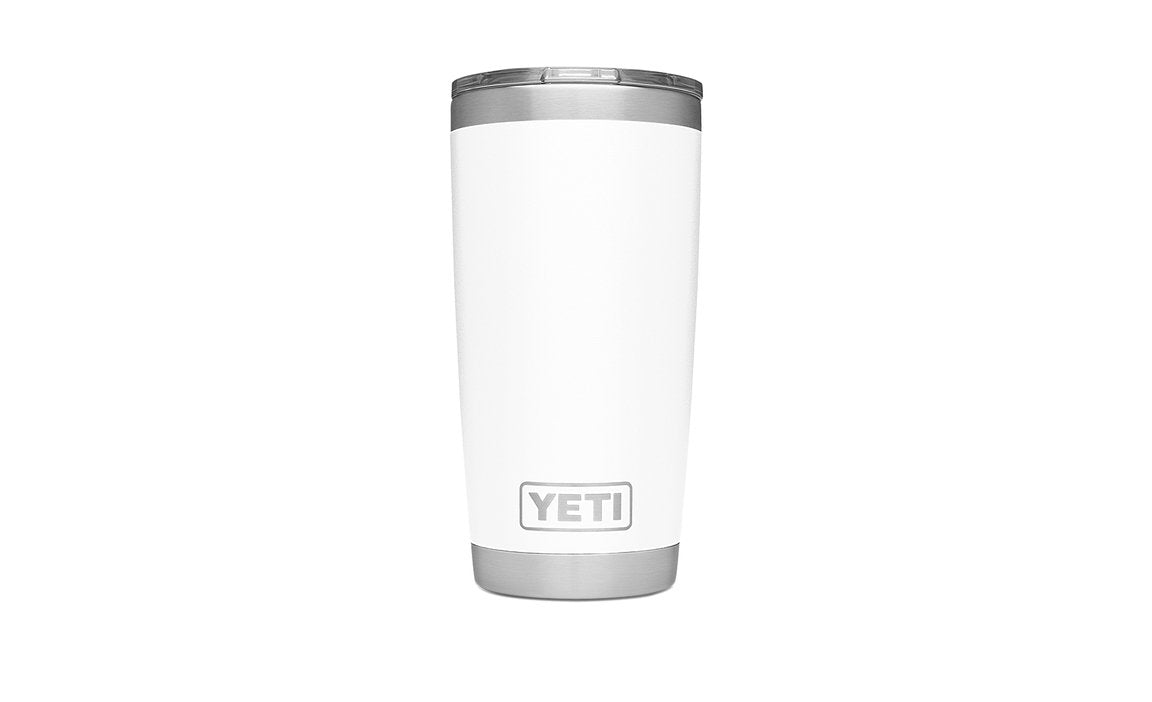 Yeti 20oz Tumbler with MagSlider Lid - 20OZ / WHITE - Mansfield Hunting & Fishing - Products to prepare for Corona Virus