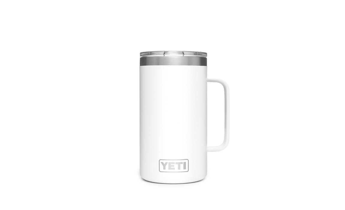 Yeti 24oz Mug with MagSlider Lid - 24OZ / WHITE - Mansfield Hunting & Fishing - Products to prepare for Corona Virus