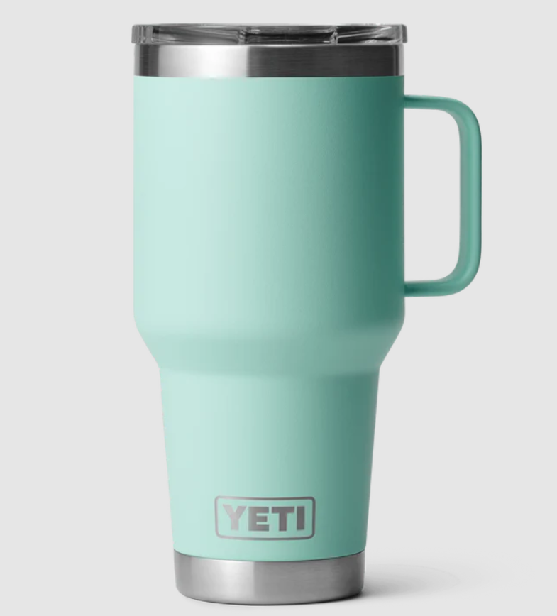 Yeti 30oz Travel Mug with StrongHold Lid - 30OZ / SEAFOAM GREEN - Mansfield Hunting & Fishing - Products to prepare for Corona Virus