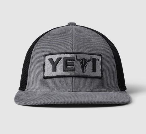 Yeti Steer Flat Brim Hat Grey -  - Mansfield Hunting & Fishing - Products to prepare for Corona Virus