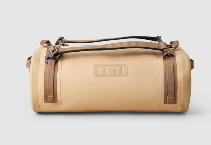 Yeti Panga Submersible Duffel Bag 50L - TAN - Mansfield Hunting & Fishing - Products to prepare for Corona Virus