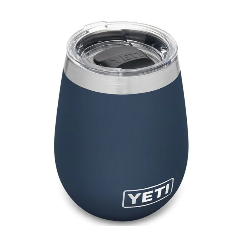 Yeti 10oz Wine Tumbler with MagSlider Lid - 10OZ / NAVY - Mansfield Hunting & Fishing - Products to prepare for Corona Virus