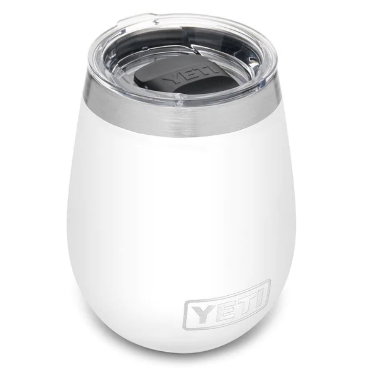 Yeti 10oz Wine Tumbler with MagSlider Lid - 10OZ / WHITE - Mansfield Hunting & Fishing - Products to prepare for Corona Virus